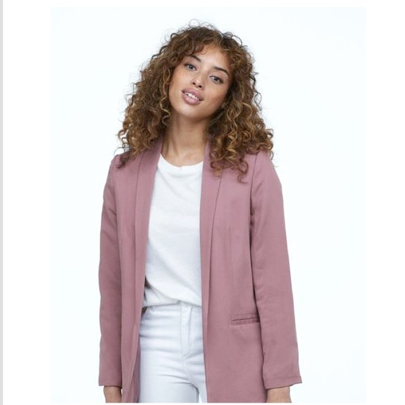 Soft Surroundings Jackets & Blazers - Soft Surroundings longline blazer jacket lilac M